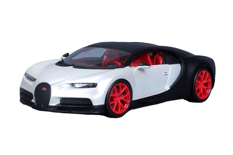 Auto Coleccionable Escala 1:18 Bugatti Chiron Metalico