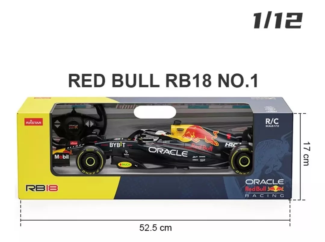 Carro Control Remoto Rb18 Rastar Oracle Red Bull Racing 1/12 Color Multicolor Personaje N A